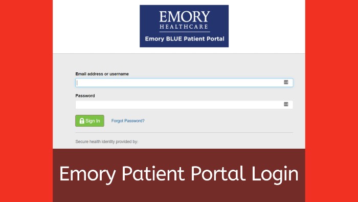 Emory-Patient-Portal-Login